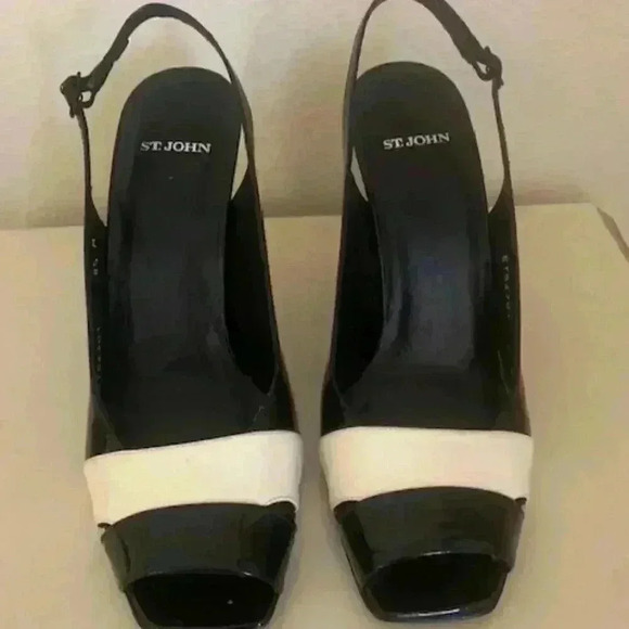 st .john slingback patent leather sandal - Picture 2 of 8